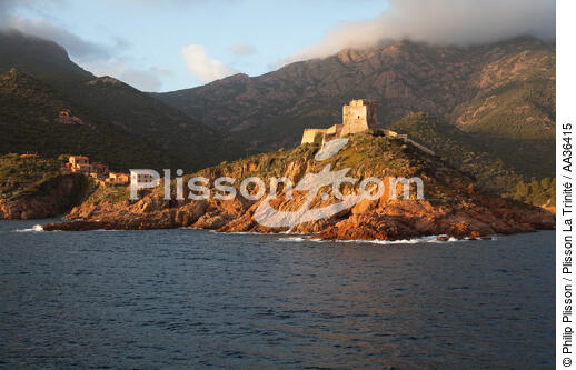 Le golfe de Girolata, Corse - © Philip Plisson / Plisson La Trinité / AA36415 - Nos reportages photos - Collection Créative