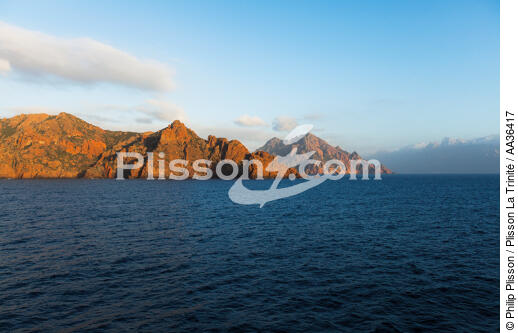 La réserve naturelle de la presqu'île de Scandola, Corse - © Philip Plisson / Plisson La Trinité / AA36417 - Nos reportages photos - Collection Créative