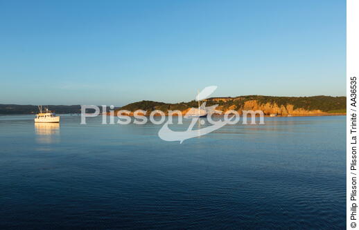 Golfe de Santa Manza, Corse - © Philip Plisson / Plisson La Trinité / AA36535 - Nos reportages photos - De Bastia au golfe de Santa Manza