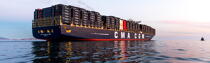 CMA CGM Jules Verne © Philip Plisson / Plisson La Trinité / AA36638 - Photo Galleries - Containership
