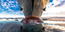 Fin d'été sur la côte ouest du Groenland © Philip Plisson / Plisson La Trinité / AA37053 - Nos reportages photos - Elément d'un bateau