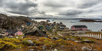 Fin d'été sur la côte ouest du Groenland © Philip Plisson / Plisson La Trinité / AA37082 - Nos reportages photos - Maison