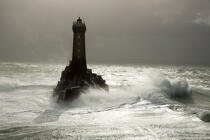 Petra stormon la Vieille lighthouse © Philip Plisson / Plisson La Trinité / AA37156 - Photo Galleries - Storms