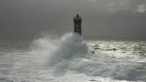 la Vieille lighthouse © Philip Plisson / Plisson La Trinité / AA37228 - Photo Galleries - Storm at sea