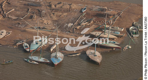 The Nil delta - Egypte - © Philip Plisson / Plisson La Trinité / AA37360 - Photo Galleries - Shipyards