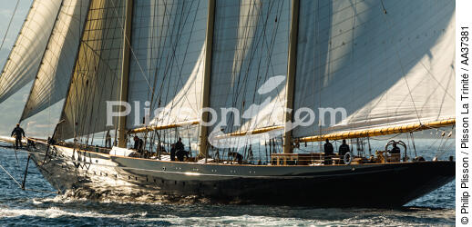La Goélette "Atlantic" - © Philip Plisson / Plisson La Trinité / AA37381 - Nos reportages photos - Goélette [Yachting]