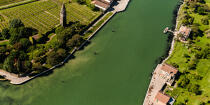Burano island © Philip Plisson / Plisson La Trinité / AA37460 - Photo Galleries - Aerial shot