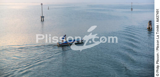 Venice lagoon - © Philip Plisson / Plisson La Trinité / AA37491 - Photo Galleries - Venetian lagoon