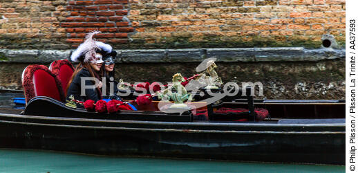 Carnaval de Venise - © Philip Plisson / Plisson La Trinité / AA37593 - Nos reportages photos - Fête