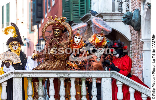 Venice Carnival - © Philip Plisson / Plisson La Trinité / AA37594 - Photo Galleries - Carnival of Venice