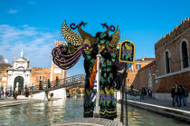 Carnaval de Venise © Philip Plisson / Plisson La Trinité / AA37596 - Nos reportages photos - Fête
