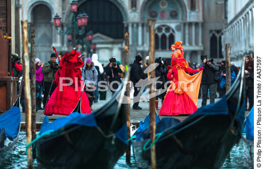 Carnaval de Venise - © Philip Plisson / Plisson La Trinité / AA37597 - Nos reportages photos - Venise sous tous les angles