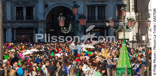 Carnaval de Venise - © Philip Plisson / Plisson La Trinité / AA37598 - Nos reportages photos - Venise sous tous les angles
