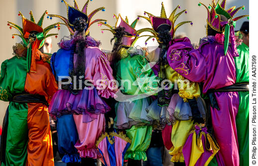 Venice Carnival - © Philip Plisson / Plisson La Trinité / AA37599 - Photo Galleries - Tradition