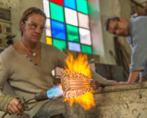 Glass work art at the Murano [AT] © Philip Plisson / Plisson La Trinité / AA37600 - Photo Galleries - Italy