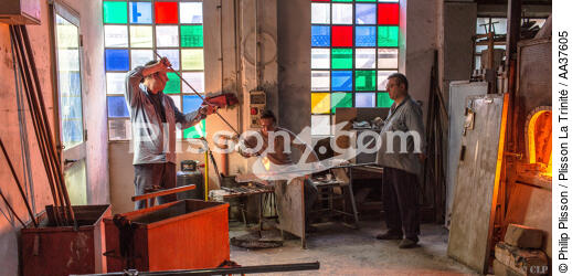 Le Travail du verre sur Murano - © Philip Plisson / Plisson La Trinité / AA37605 - Nos reportages photos - Ile [It]