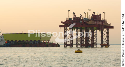 Projet MOSE - © Philip Plisson / Plisson La Trinité / AA37634 - Nos reportages photos - Lagune de Venise