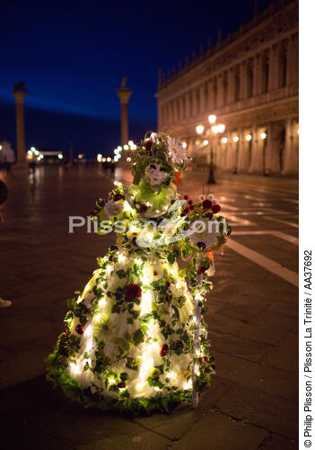 Carnaval de Venise - © Philip Plisson / Plisson La Trinité / AA37692 - Nos reportages photos - Fête