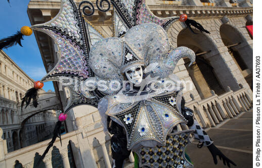 Carnaval de Venise - © Philip Plisson / Plisson La Trinité / AA37693 - Nos reportages photos - Carnaval de Venise