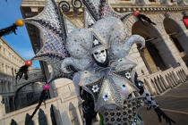 Carnaval de Venise © Philip Plisson / Plisson La Trinité / AA37693 - Nos reportages photos - Venise