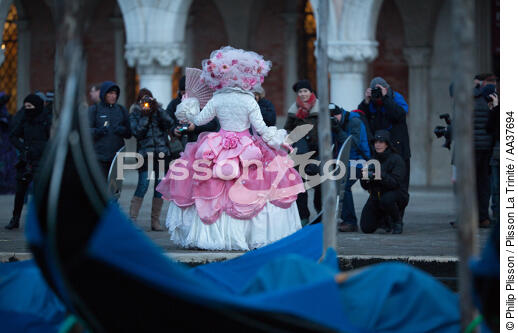 Carnaval de Venise - © Philip Plisson / Plisson La Trinité / AA37694 - Nos reportages photos - Venise sous tous les angles