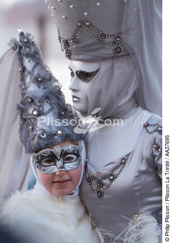 Carnaval de Venise - © Philip Plisson / Plisson La Trinité / AA37695 - Nos reportages photos - Venise sous tous les angles