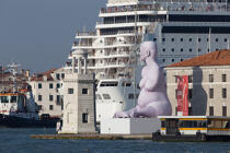 Traffic des paquebots à Venise © Philip Plisson / Plisson La Trinité / AA37709 - Nos reportages photos - Activité maritime