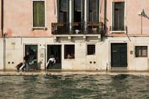 Grande marée à Venise © Philip Plisson / Plisson La Trinité / AA37714 - Nos reportages photos - Acqua alta à Venise