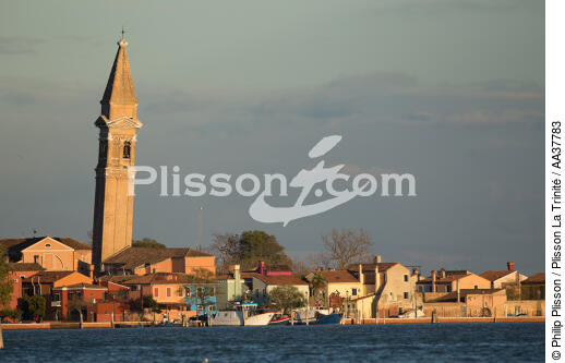 l'ile de Burano - © Philip Plisson / Plisson La Trinité / AA37783 - Nos reportages photos - La Lagune de Venise