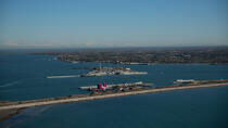 Projet Mose pour protéger Venise contre les grandes marées © Philip Plisson / Plisson La Trinité / AA37818 - Nos reportages photos - Environnement