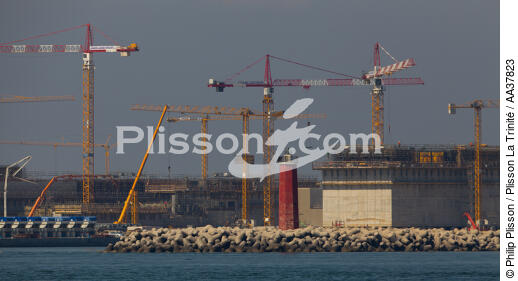 Projet Mose pour protéger Venise contre les grandes marées - © Philip Plisson / Plisson La Trinité / AA37823 - Nos reportages photos - Environnement