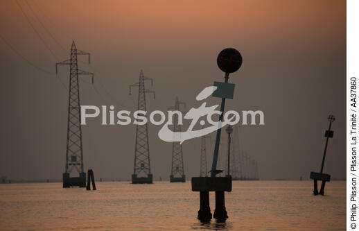 Dans la lagune de venise - © Philip Plisson / Plisson La Trinité / AA37860 - Nos reportages photos - Lagune de Venise