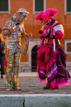 Carnaval de Venise © Philip Plisson / Plisson La Trinité / AA37902 - Nos reportages photos - Venise sous tous les angles