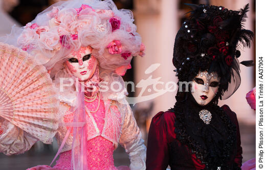 Carnaval de Venise - © Philip Plisson / Plisson La Trinité / AA37904 - Nos reportages photos - Tradition