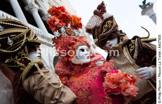 Carnaval de Venise - © Philip Plisson / Plisson La Trinité / AA37905 - Nos reportages photos - Carnaval de Venise