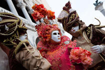 Carnaval de Venise © Philip Plisson / Plisson La Trinité / AA37905 - Nos reportages photos - Venise sous tous les angles