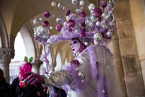 Carnaval de Venise © Philip Plisson / Plisson La Trinité / AA37906 - Nos reportages photos - Venise