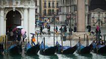 Acqua alta in Venice © Philip Plisson / Plisson La Trinité / AA37926 - Photo Galleries - Italy