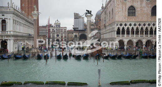 Acqua alta à Venise - © Philip Plisson / Plisson La Trinité / AA37928 - Nos reportages photos - Venise sous tous les angles