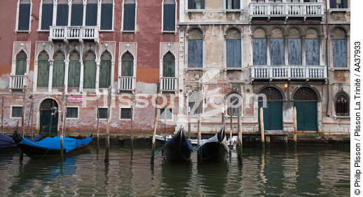 Acqua alta à Venise - © Philip Plisson / Plisson La Trinité / AA37933 - Nos reportages photos - Venise