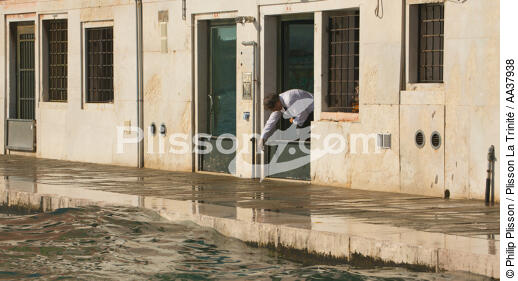Acqua alta à Venise - © Philip Plisson / Plisson La Trinité / AA37938 - Nos reportages photos - Acqua alta à Venise
