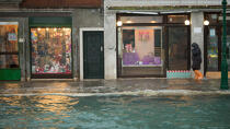 Acqua alta in Venice © Philip Plisson / Plisson La Trinité / AA37940 - Photo Galleries - Italy