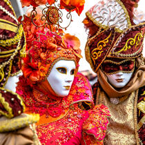 La Carnaval de Venise © Philip Plisson / Plisson La Trinité / AA37954 - Nos reportages photos - Italie