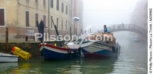 Brume sur Venise - © Philip Plisson / Plisson La Trinité / AA39962 - Nos reportages photos - Ciel
