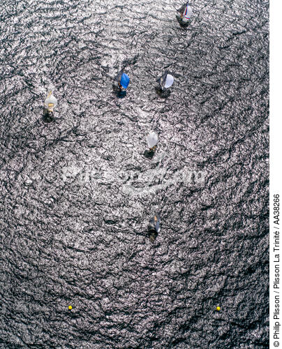 Coupe du Monde 2015 de 6 m JI à la Trinité sur mer - © Philip Plisson / Plisson La Trinité / AA38266 - Nos reportages photos - Vue aérienne