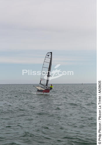 Moth - © Philip Plisson / Plisson La Trinité / AA38635 - Photo Galleries - Sailing boat