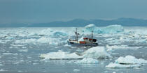 © Philip Plisson / Plisson La Trinité / AA38607 Sur la côte ouest du Groenland - Nos reportages photos - Vue non aérienne