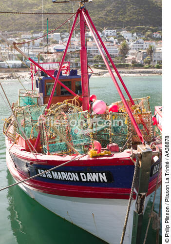 Kalk Bay Harbour - © Philip Plisson / Plisson La Trinité / AA38878 - Photo Galleries - Fishing equipment