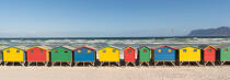 © Philip Plisson / Plisson La Trinité / AA38885 Muizenberg beach - Nos reportages photos - Cabine de plage