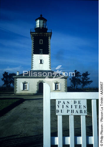 Pen Men lighthouse - © Philip Plisson / Plisson La Trinité / AA38957 - Photo Galleries - Morbihan